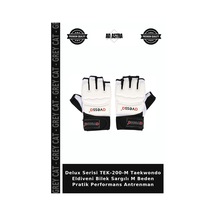 Delux Serisi Tek-200-m Taekwondo Eldiveni Bilek Sargılı M Beden Pratik Performans Antrenman Çok Renkli