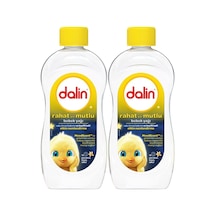 Dalin Rahat ve Mutlu Vanilya Kokulu Nemlendirici Bebek Yağı 300 ML x 2