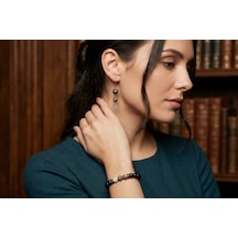 Hematit Küpe Onyx Bileklik Set Hematit & Akik Doğal Taş Hematit-küpe-akik-bileklik