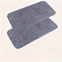 Gateesat 2 Adet Gri Karavan Kapı Basamağı Paspası - Dayanıklı Kaymaz İç Dış Mekan Halı