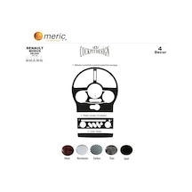 Meriç® Renault Modus Ön Torpido Kaplama 4 Parça 2004-2008 (530157261)