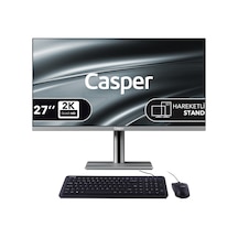 Casper Nirvana A97.210H-8V00T-V-G Core 5-210H 8 GB 500 GB Nvme SSD 27" W11H AIO Masaüstü Bilgisayar