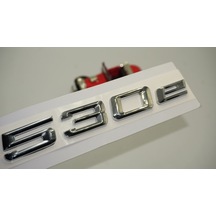 Bmw 530E Bagaj Krom Metal 3M 3D Yazı Logo (527710216)
