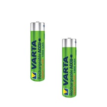 Varta 5703 1000 mAh AAA Ni-MH Şarj Edilebilir İnce Kalem Pil 2'li
