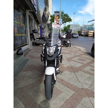 Zeus Motor 2012-2015 Honda Nc 700 X Uyumlu Uzun Ön Cam Şeffaf Renk
