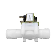 Ulzyvf 12v 1/2inç N/c Plastik Solenoid Valf, Manyetik Su Hava Kapalı