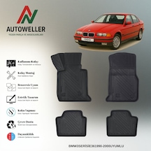 Bmw 3 Serisi E36 1990-2000 Uyumlu Havuzlu Oto Paspas