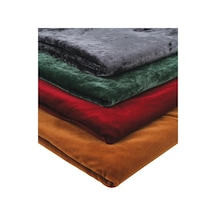 Kutlu Flok Kadife Masa Örtüsü (Kahveci)