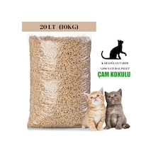 Kedi Kumu Doğal Tozsuz Çam Peleti 20 Lt 10 Kg