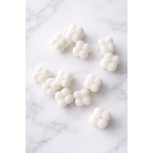 Beyaz Mini Bubble Mum 12 Adet Dekoratif Set Sevgiliye, Doğum Günü, Düğün & Kına Sürprizi Beyaz - 855749873 Beyaz