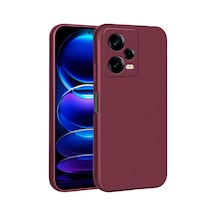 Zore Redmi Note 12 Pro 5g Kılıf Nvth Premier Silikon Kapak - Mürdüm