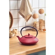 Karaca  Japanese Döküm Demlik-Teapot 800 ml Kırmızı