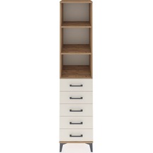 Hyperion Dolap 3 Raflı 5 Çekmeceli 44x44x195 Çam-aytaşı Çam
