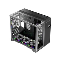 1st Player Rt6 Siyah Dıgıtal 4x12cm Argb Temperli Cam Usb 3.0 M-atx Kasa