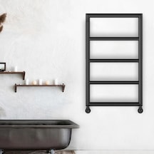 800x500mm Paslanmaz Çelik Havlupan Ngiht Black Trendy