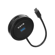 S-link Sw-u340 4 Port Usb 3.0 Gri Type-c Hub Kdo