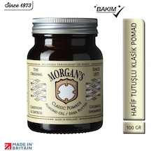 Morgan's Pomade Almond Oil Shea Butter Classic -Doğal Görünüm Sağlayan Şekillendirici Pomad 100 G
