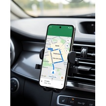 Araç Havalandırma Telefon Tutucu 360 Derece Döner Otomatik Kilitli Belirtilmemiş