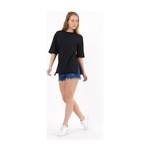 Winmoda34 Oversıze Tshirt Siyah
