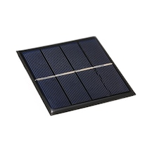 Moveevo Portatif Güneş Enerjili Şarj Cihazı 1w 2v - 1.2v Aa Şarj Edici, Yüksek Verimli 19.5% , Su Geçirmez, Mini Boyut 90x90mm