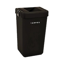 Carpex Optima Siyah Çöp Kovası 8 L Siyah