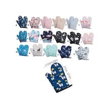 Haşlanma Önleyici Fırın Eldiveni Kaymaz Mutfak Eldiveni Mutfak Pişirme Eldiveni Mikrodalga Eldiven Pişirme C