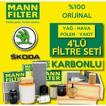 Skoda Octavia 1.6 Tdı Mann-Filter Filtre Bakım Seti 2013-2017 (495301571)