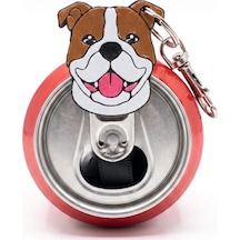 Bulldog Figürlü Açacaklı Anahtarlık