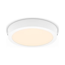 Led Gömme Spot İnce Yüzey, 12 W, Sıcak Beyaz Işık 2700k , Yuvarlak, Beyaz Diğer