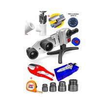 1500w Büyük Boy Metal Gövde Turbo Çift Residans Pprc Plastik Boru Kaynak Makinesi Diş Açma Takım