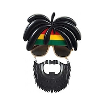 Rasta Peruklu Rasta Sakallı Bob Marley Bıyıklı Parti Gözlüğü Tdrtr 1