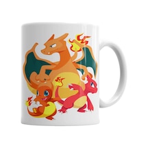 Game Charmander Evolutions Kupa Bardak Porselen Karışık