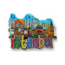 İstanbul Temalı Silikon Buzdolapı Süsü Magnet