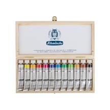 Schmincke : Hks Designers' Gouache Guaj Boya Seti 12 Renk X 20 Ml Tüp Ahşap Kutu