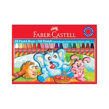 Faber-castell Pastel Boya 18 Renkli Karton Kutu Çocuklar İçin Eğlenceli Sanat Malzemesi Karışık