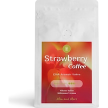 Mim And More Strawberry Coffee Çilek Aromalı Kahve Filtre Kahve 200 G