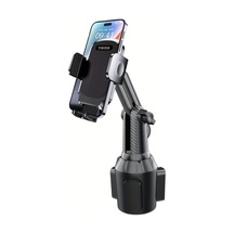 Gateesat Siyah Ywor Ayarlanabilir Araba Kupası Telefon Tutucu Su Geçirmez 360 Derece Dönebilir Geniş Taban