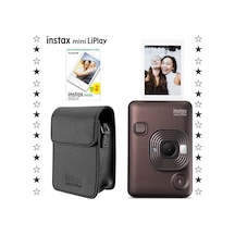 Instax Mini Liplay Hybrid Fotoğraf Makinesi 20 'li Film + Deri Kılıf Set