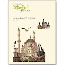 İstanbul Gravür Mini Journal Çizgili Tophane