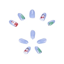 Takma Tırnak Seti, Christmas'a Yılbaşı Özel Nail Art- Limited Edition