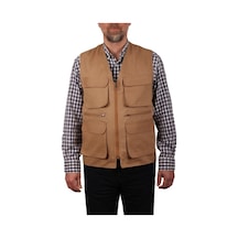 Çok Cepli Yazlık Taba Gabardin Yelek (Yiğit İş Elbiseleri) (430308039)