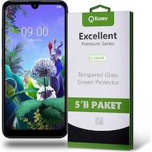 LG Uyumlu Q60 Ekran Koruyucu Cam 5 Adet (535078994)