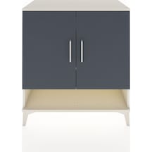 Hyperion Şifonyer 3 Raflı 2 Kapaklı 88x44x96 Aytaşı-antrasit Aytaşı