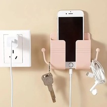 Duvar Tipi Yapışkanlı Kablo Tutuculu Telefon,kumanda Tutucu Plast Diğer