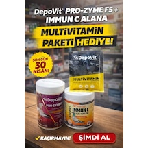 2 Li Destek Seti Hediyeli Ürün Depovit Pro-zyme F5+depovit İmmun C