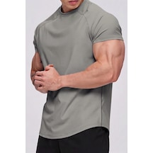 Genius Store Erkek Spor Tişört Running Sports Gym Reglan Oval Kesim Penye T-shirt Ovalt-shirt Gri Genius Store Erkek Spor Tişört Running Sports Gym Reglan Oval Kesim Penye T-shirt Ovalt-shirt Gri