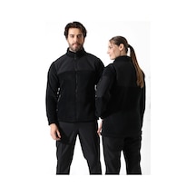 Soft Shell Robalı Unisex Polar Mont - Siyah Siyah