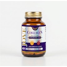 Jove Collagen Komplex Kollajen Tip 1-2-3 Hidrolize Kollajen Peptit Hyaluronik Asit C ve D3 Vitamini 60 Kapsül