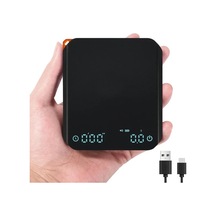 Xuweiwei Zeki Elektronik Gıda Tartısı Siyah Cn-668 Hassas Ölçüm Çoklu Birim Dönüştürme Led Ekran Type-c Şarj Uzun Pil Ömrü Siyah