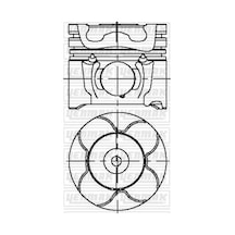 Yenmak Piston Segman Focus/c-max/partner 2/berlingo/c4/c5/308 1.6 Tdci/ Hdi 90-110 Ps Dv6 Euro 4 0.60 -0 .40 Kısa Çap: 75mm 31-04498-062-ynm-p284 7m5q6110aa 0628.r4 0628v0 8771783 46836867